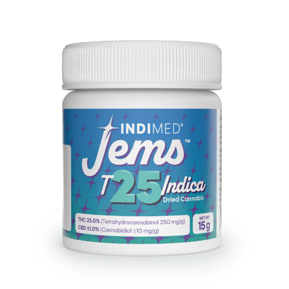 Picture of SAS MRA IndiMed Jems T25 Indica 15g